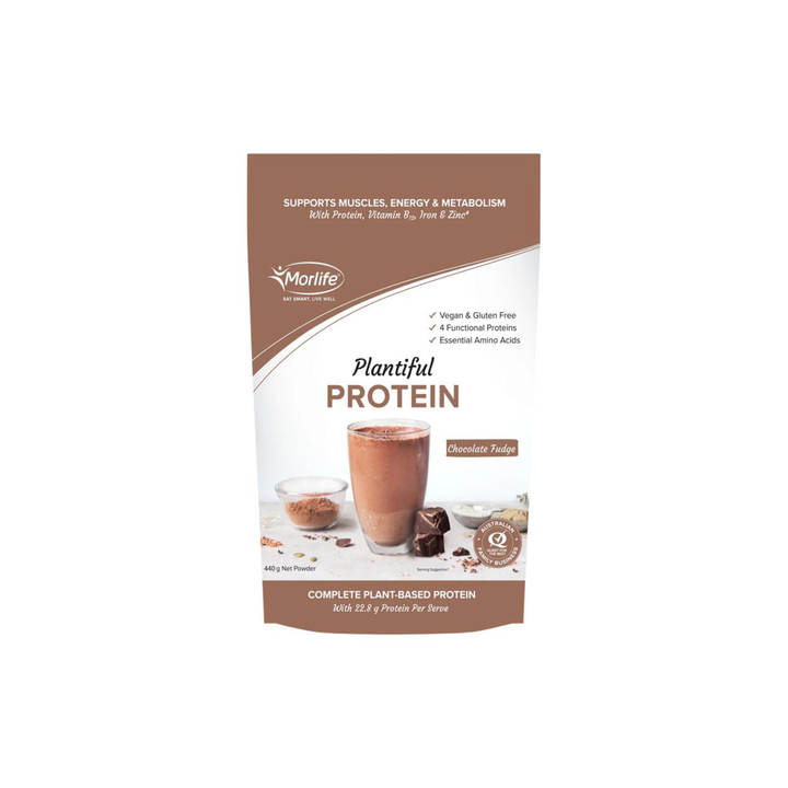 Morlife Plantiful Protein Chocolate Fudge 440g product image