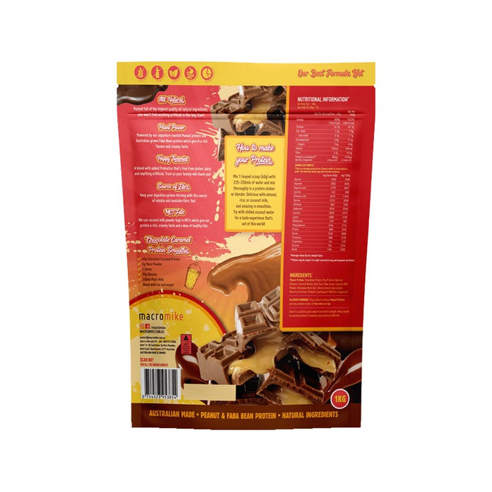 Macro Mike Chocolate Caramel Peanut Butter Protein 1kg