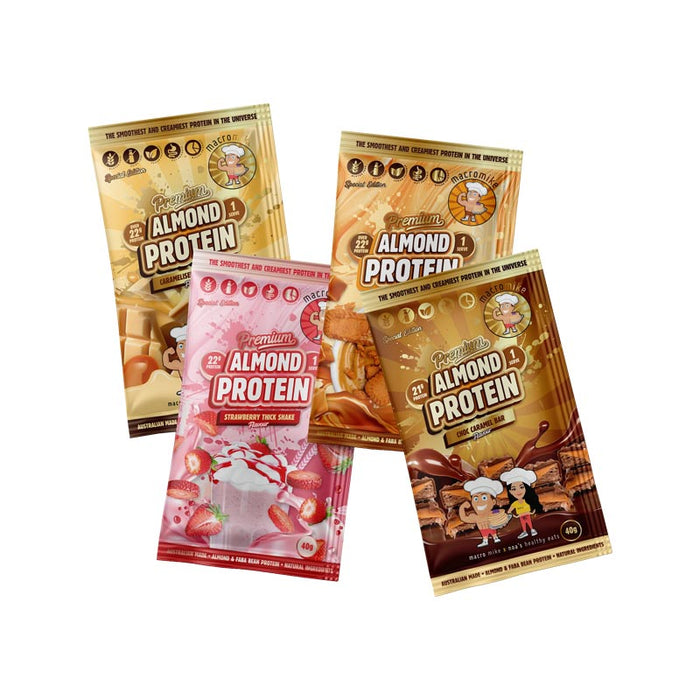 Macro Mike Luxe Protein Sample Pack 6 x 40g