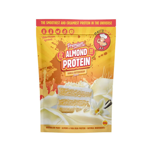 Macro Mike Vanilla Buttercream Premium Almond Protein 800g product image