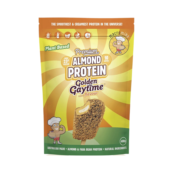 Macro Mike Premium Almond Protein Golden Gaytime 400g