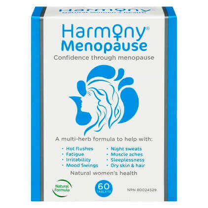 Martin & Pleasance Harmony Menopause 60 Tablets front box