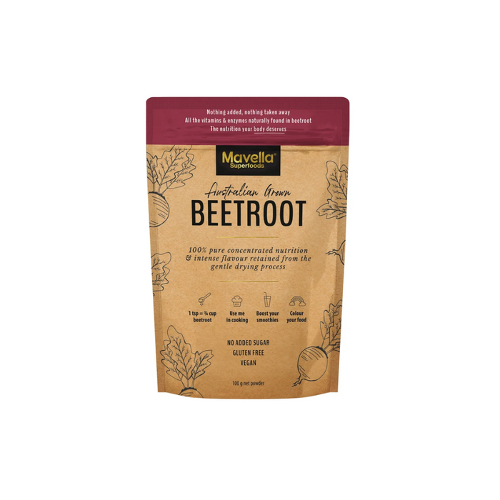 Mavella Superfoods Australian Grown Beetroot Powder 100g