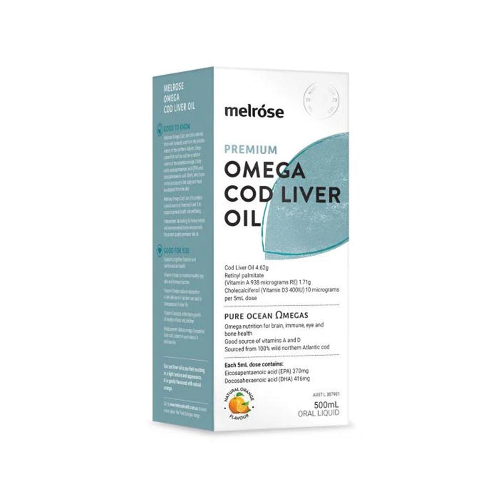 Melrose Cod Liver Oil Health & Vision 500ml