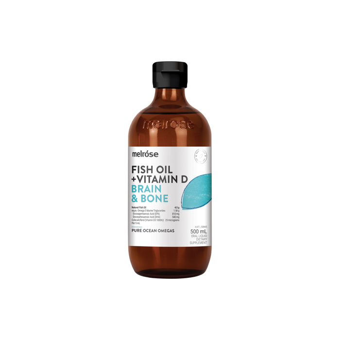 Melrose Fish Oil + Vitamin D (Brain & Bone) 500ml