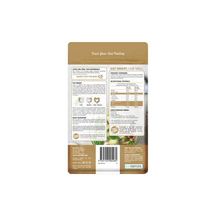 Morlife Organic Inulin Plus Powder 150g