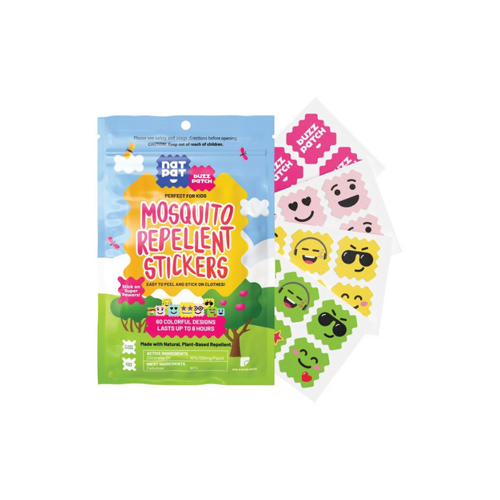 The Natural Patch Co BuzzPatch Natural Mosquito Repellent Stickers 24 Pack