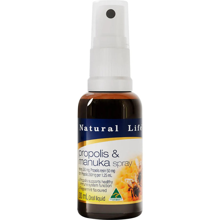 Natural Life Propolis & Manuka Honey Spray 30ml