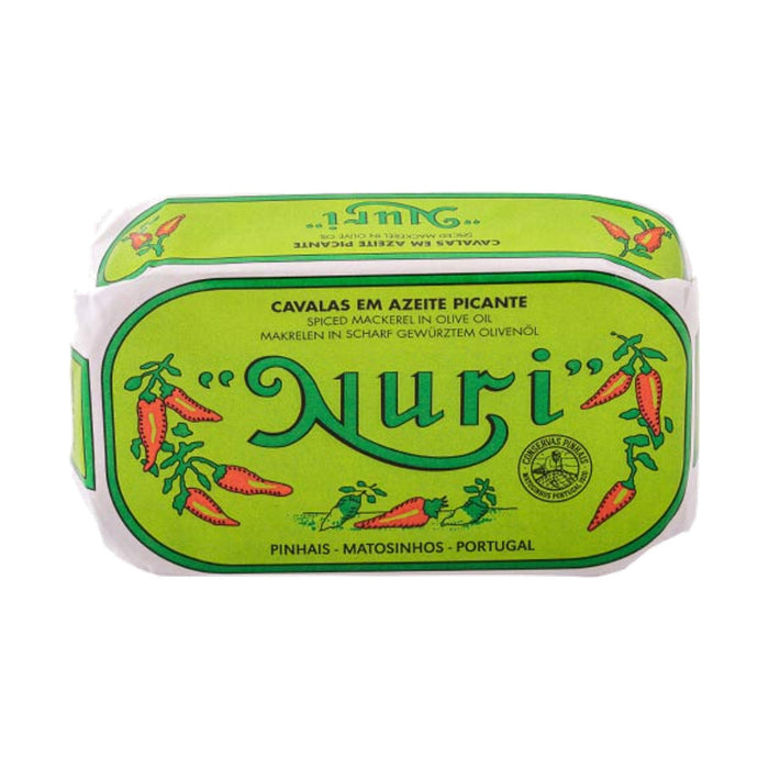 Nuri Spiced Mackerel in Olive Oil 125g — 1 tin