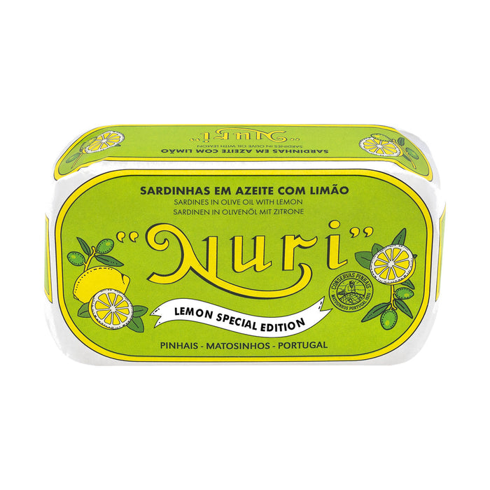 Nuri Sardines in Olive Oil with Lemon 125g — 1 tin