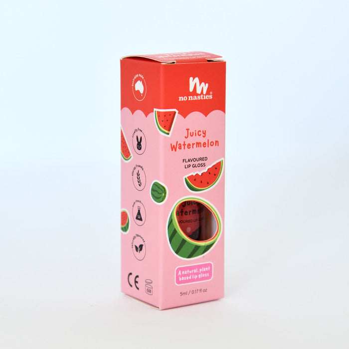 No Nasties Kids Lip Gloss Wand Juicy Watermelon 5g lifestyle image 3