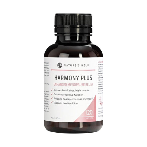 Nature's Help Harmony Plus Enhanced Menopause Relief 120 Caps