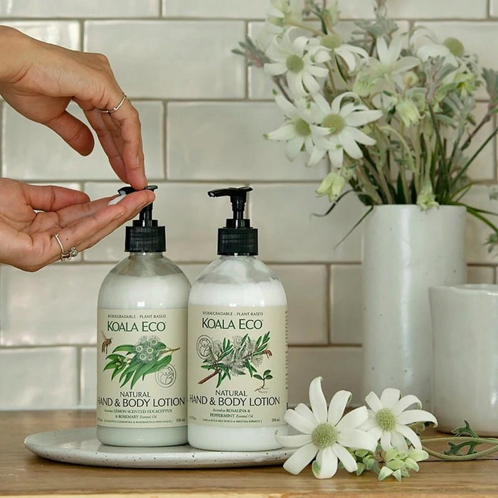 Koala Eco Hand & Body Lotion Rosalina and Peppermint 500ml