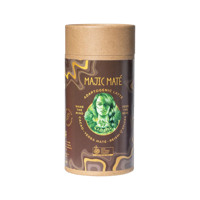 Naturally Driven Organic Adaptogenic Latte Majic Mate Cacao (Yerba Mate Reishi & Spices) 250g