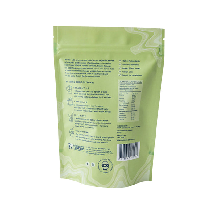 Naturally Driven Organic Yerba Mate Tea Pure Leaf 150g