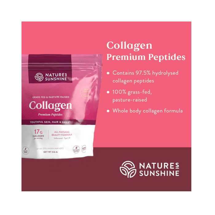 Nature's Sunshine Collagen Premium Peptides 516g