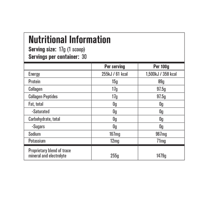 Nature's Sunshine Collagen Premium Peptides 516g
