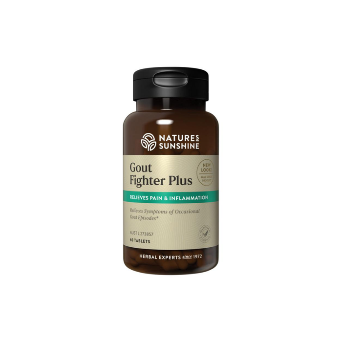 Natures Sunshine Gout Fighter Plus 60 Tablets