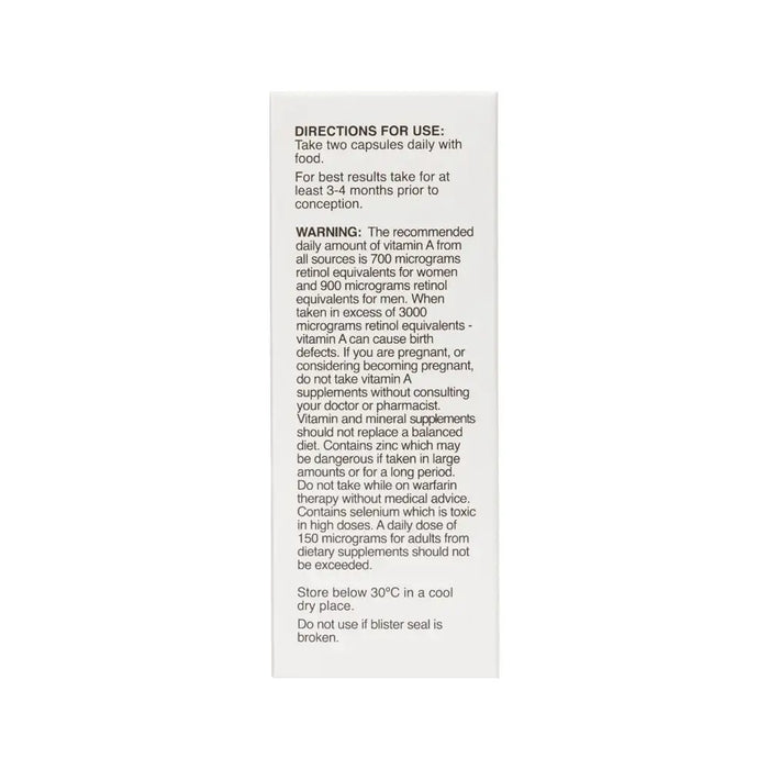NaturoBest Preconception Multi for Men 60 Capsules