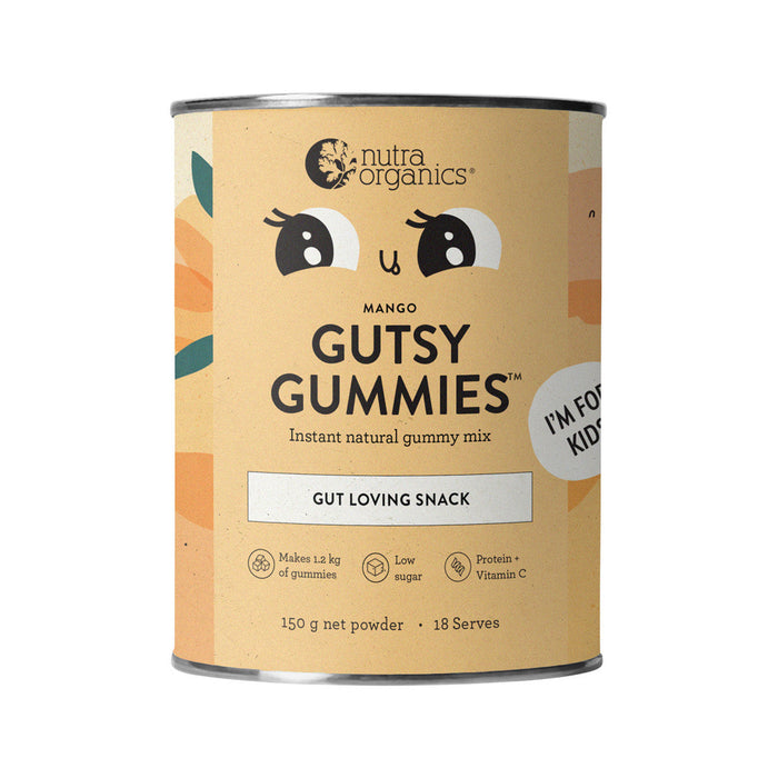 Nutra Organics Gutsy Gummies 18 Servings 150g