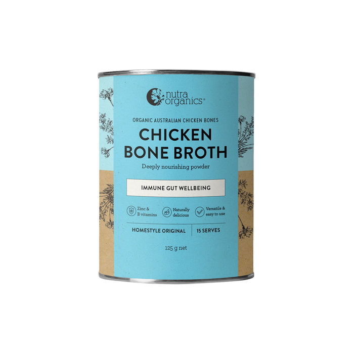 Nutra Organics Bone Broth Chicken Homestyle Original 125g