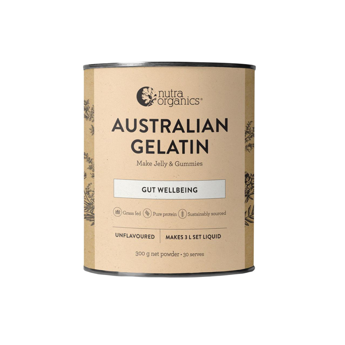 Nutra Organics Natural Gelatin Unflavoured