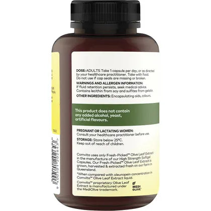 Comvita Olive Leaf Extract High Strength 120 Capsules