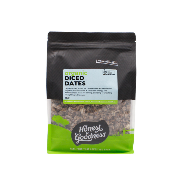 Honest to Goodness Organic Diced Dates 1kg