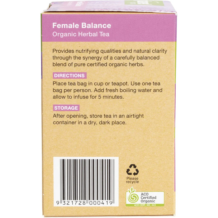 Planet Organic Female Balance Tea 25 Tea Bags