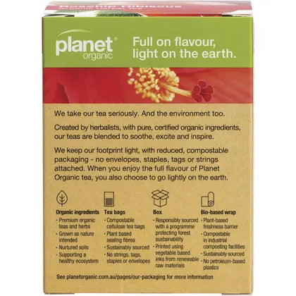 Planet Organic Rosehip Hibiscus Tea 25 Tea Bags
