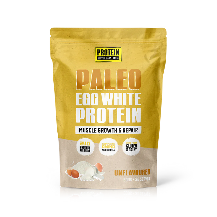 Protein Supplies Australia Paleo Pro Egg White Protein Unflavoured 900g