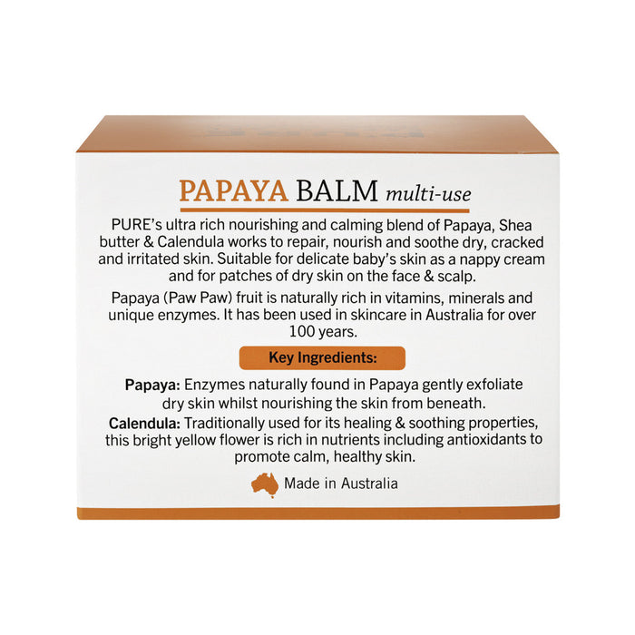 P'URE Papayacare Papaya Balm Multi-Use (Paw Paw with Calendula) 100g