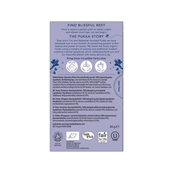 Pukka Night Time Tea Bags 20 Pack