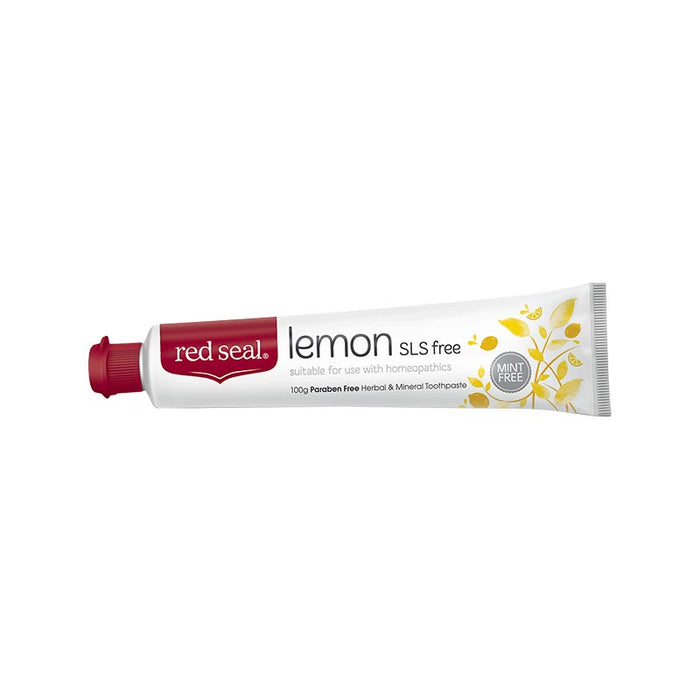 Red Seal Lemon SLS Free Natural Toothpaste 100g