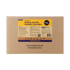 Simply Clean Lemon Myrtle Laundry Powder 15kg Refill Box