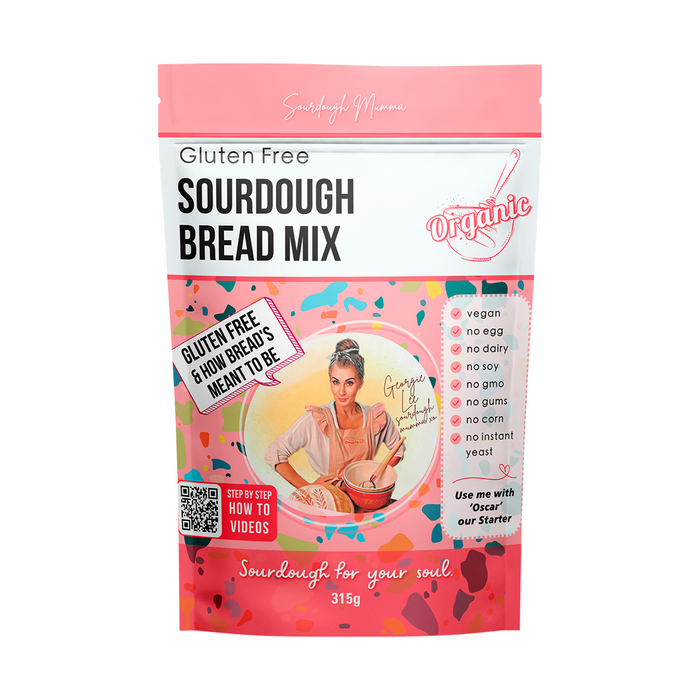 Sourdough Mumma Gluten Free Organic Sourdough Bread Mix 315g front pack