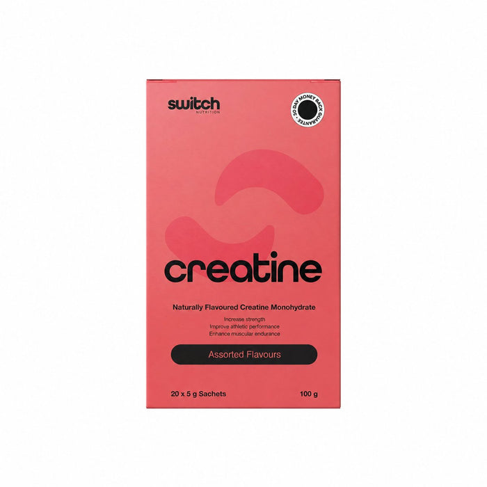 Switch Nutrition Creatine Assorted Sachets 20 x 5g – front pack