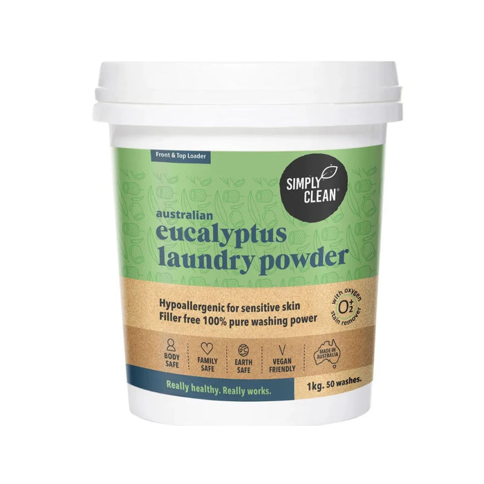 Simply Clean Eucalyptus Laundry Powder 1kg product image