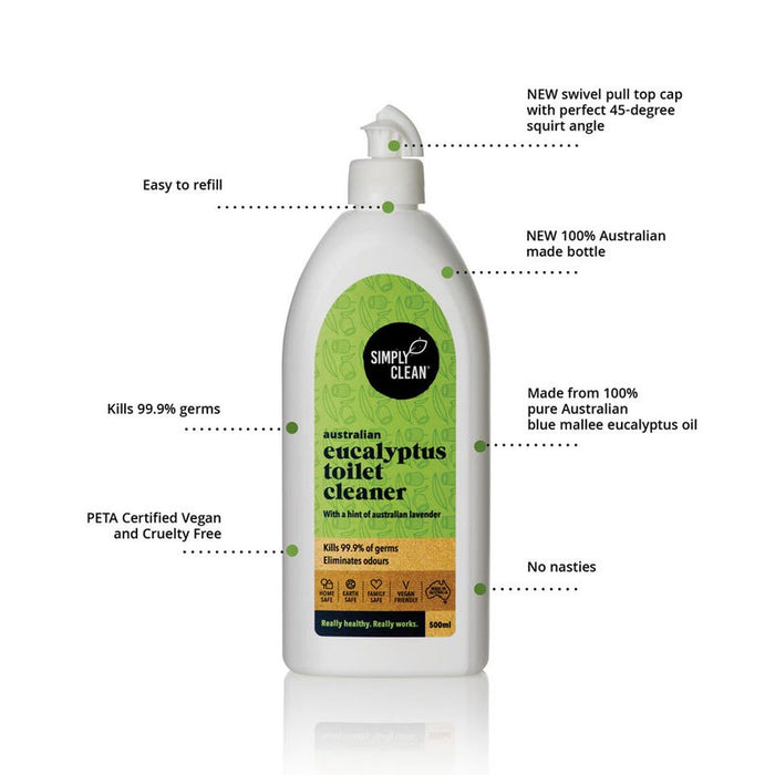 Simply Clean Eucalyptus Toilet Cleaner 500ml