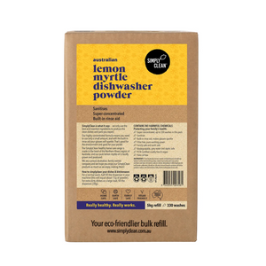 Simply Clean Dishwasher Powder Lemon Myrtle 5kg