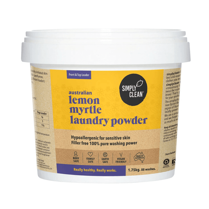 Simply Clean Lemon Myrtle Laundry Powder 1.75kg product image