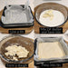 Caramel slice biscuit base preparation