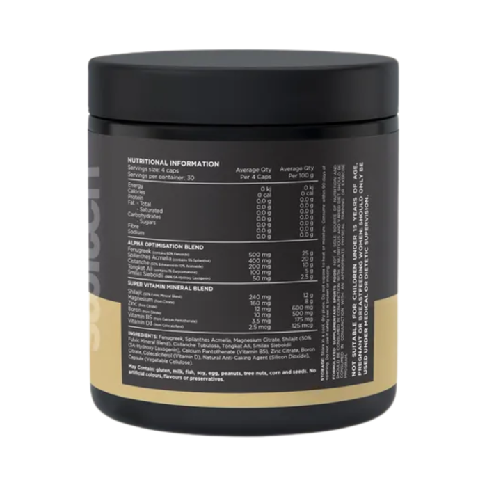 Switch Nutrition Alpha Male Support Formula 120 Caps
