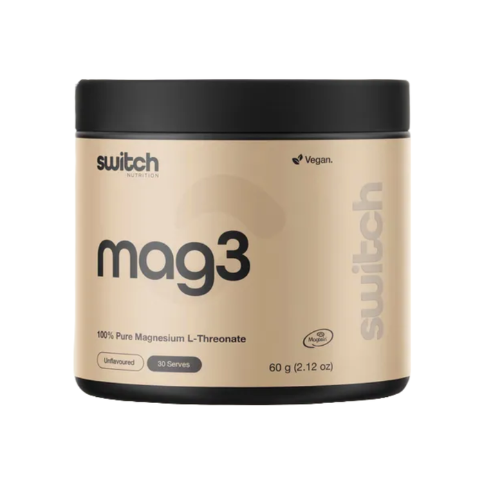 Switch Nutrition Mag3 100% Pure Magnesium L-Threonate Unflavoured 60g