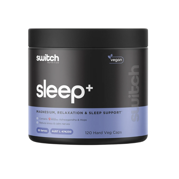 Switch Nutrition Sleep+ Magnesium 120 Capsules