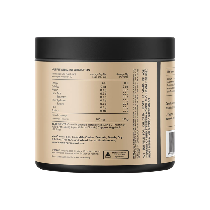 Switch Nutrition L-Theanine From Green Tea 60 Caps