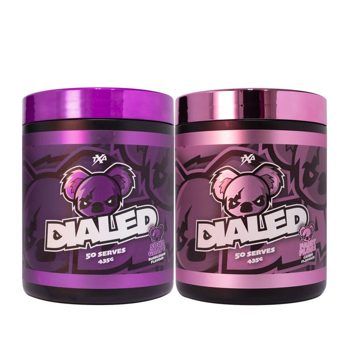 The X Athletics Dialed Pre Workout Twin Pack