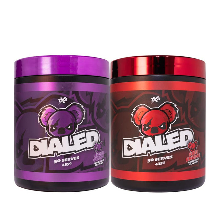 The X Athletics Dialed Pre Workout Twin Pack