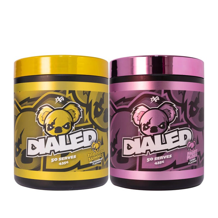 The X Athletics Dialed Pre Workout Twin Pack