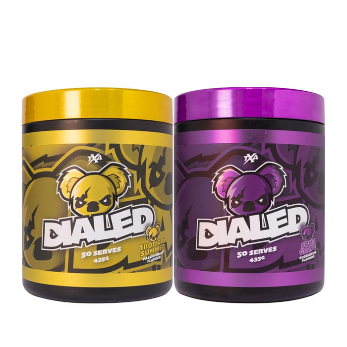 The X Athletics Dialed Pre Workout Twin Pack